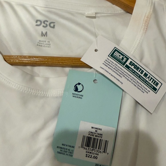 Calia Women's Peach Shirt and DSG White Sleeveless Tee - Picture 2 of 4